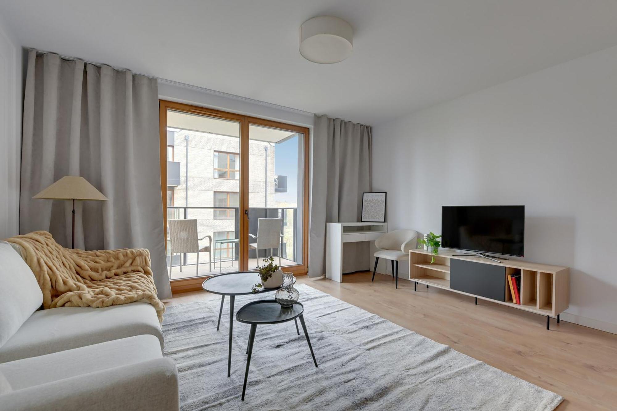 Front Park Apartments With Parking By Lion Apartments Danzica Esterno foto